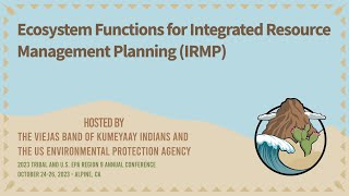 Ecosystem Functions for Integrated Resource Management Planning (IRMP)