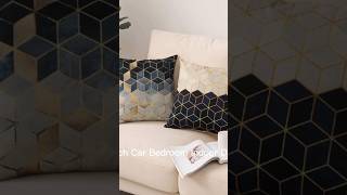 Marble Geometric Pillow Covers Cushion Soft Pillowcases, 18x18 inch Set of 4 for Sofa Couch Car