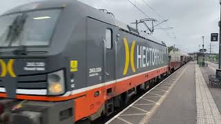 Hectorrail’s freight train from Kiruna closing it’s destination Luleå.