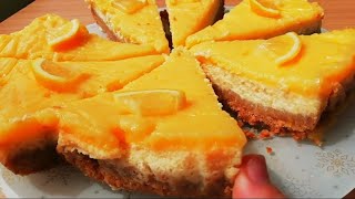 ПРОСТОЙ  ЧИЗКЕЙК  Без СМЕТАНЫ и СЛИВОК /LEMON CHEESECAKE🍋