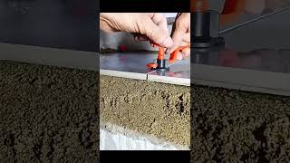 Amazing Tile Leveling System #shorts #amazing #tilelevelingsystem #tryit #diy #lifetips #leveling