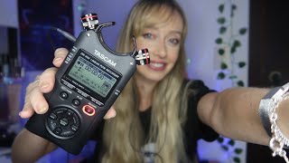 ASMR - UNBOXING do novo microfone/gravador do canal TASCAM DR - X40