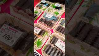 TEMAKI SUSHI IN SUPERMARKET IN JAPAN #youtubeshorts #japanesefood #shortvideo #japan #vlog