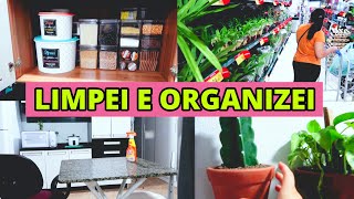 ORGANIZANDO O ARMÁRIO DA COZINHA + rotina