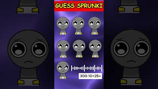 Guess SPRUNKI characters by their VOICES? #sprunki #incredibox