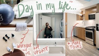 A Day in my Life | Apartment hunting update, nursing exams, + more tours!