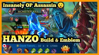 HANZO BEST BUILD 2020, TOP GLOBAL HANZO , HANZO MOBILE LEGENDS, GAMEPLAY MLBB 2020 | SEASON 19