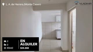 Alquiler Casa de altos Larrañaga $25.000