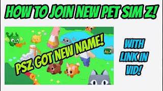 Pet simulator B is Back! how to join pet sim b! *with link*