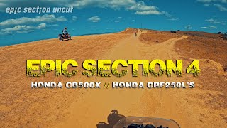 epic section #4 - Sol da Caparica: Trilho Touratech Sand Friends - Honda CB500X Rally Raid, CRF250L