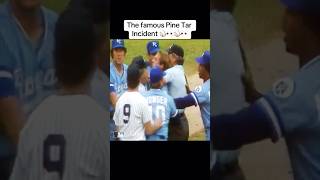 The famous pine tar incident. 👀😳 #baseball #mlb #fighting #sports #dodgers