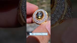 Bangsing kresnadana star 12 / natural sapphire thailand / gemstone / silver jewelry / batu permata