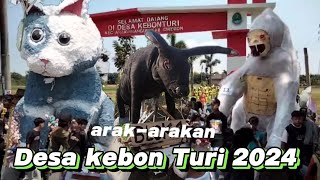 arak-arakan ogoh-ogoh Desa kebon Turi 2024