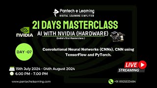 DAY 07 - Convolutional Neural Networks (CNNs), CNN using TensorFlow and PyTorch.