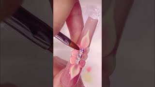 Acrylic nail art 2023 | acrylic flowers nail art beautiful nail art acrylic 3D flower beginner