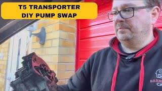 How To Change A VW T5 Transporter Tandem Pump / Vacuum Pump At Home