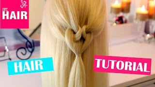 Angel Wings Half Updo Hair Tutorial