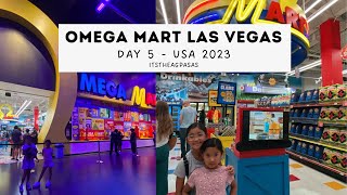 OMEGA MART LAS VEGAS | Day 5 - USA Family Travel Vlog 2023 | FREMONT STREET