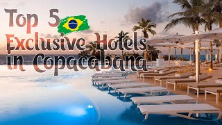 Top 5 Copacabana Best Hotels & Resort 🏖️ Beach Rio de Janeiro Br