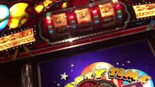 Astra Party Time Arena Fruit Machine £25JP DBL JACKPOT RUN