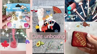 Cute Unboxing 🌻🎁Relaxing video you need to watch it