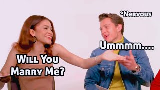 Zendaya and Tom holland being a married couple for 2 minutes and 52 seconds straight