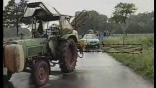 Fahrradtour SPD durch Gem. Oyten - Protest Landwirte (1998)