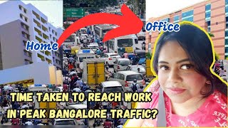 10 Am Bangalore Traffic Footage | How Long It Takes to Reach Office in Bangalore via Outer Ring Road