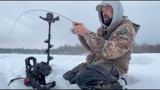 Fishing Crappies And Bluegills On Pressured Lake (FOUND THEM)