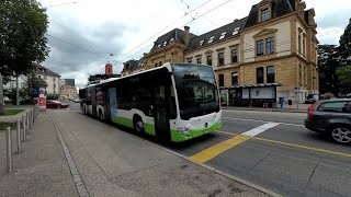 Buses in Neuchatel, Switzerland