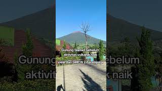 VIEW TERBAIK GUNUNG SLAMET DARI SMP N 2 KARANGREJA #fypシ #fypyoutube #gunungslamet #purbalingga