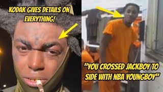 Kodak SNAPS on Man Saying "U CR0SSED JACKBOY TO SIDE WIT NBA YOUNGBOY" & Gives Details