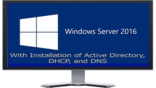 Installing Windows Server 2016 with AD/DHCP/DNS in VMware Workstation/Player -- No Commentary