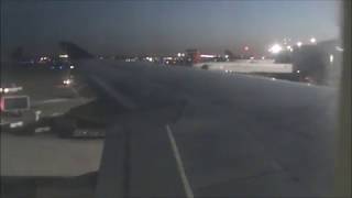 Delta Airlines 747-400 sunrise landing@Detroit