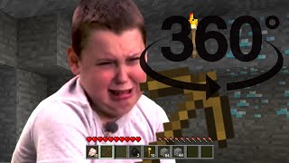 Minecraft Memes I watch when my Luck is Low vr 360 in minecraft