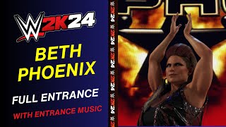 BETH PHOENIX WWE 2K24 ENTRANCE - #WWE2K24 BETH PHOENIX ENTRANCE THEME | WWE 2K24 all entrances