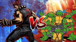 Akuma vs Tmnt New Generation Mugen Epic Battles