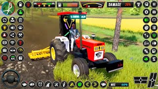 Modern farm tractor Draving games farming tractor 3d android games play indian simulator tractor vid