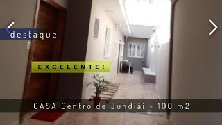 CASA TÉRREA NO CENTRO DE JUNDIAÍ PARA VENDA