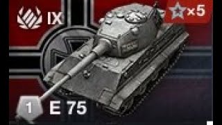 Como jogar de E-75 - Tier 9 - World of tanks Blitz