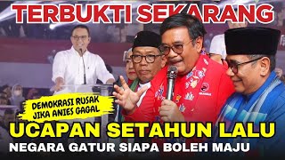 🔴 Anies Katakan Setahun Lalu, Terjadi Sekarang❗ Negara Mengatur Siapa Boleh Maju, Siapa Tidak..