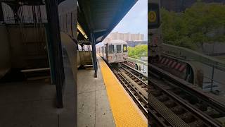 (Q)uick shot of an r46 Q train leaving Ocean parkway  #nycsubway #train