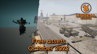 Unreal Engine free assets October 2022