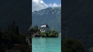 beautiful lake in switzerland #switzerland #nature #shorts