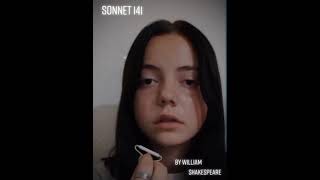 "SONNET 141" by William Shakespeare (Леонтьева Анастасия, группа 205)