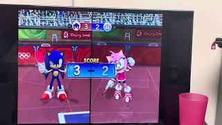 M&S at the Olympic Games Table Tennis (Sonic vs Tails vs Amy) + Dr. Eggman fails