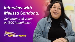 Interview with Melissa Sandona: Celebrating 15 years at 1300TempFence