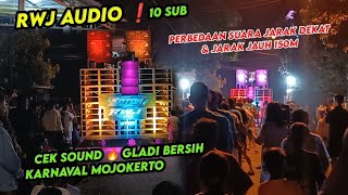 CEK SOUND 🔥 RWJ gladi bareng penyewa persiapan karnaval Mojokerto • ini dia perbandingan suaranya