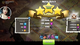 CLASH OF CLANS WAR LAUGUE ATTACK #LIVEGAME REPLY