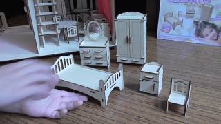 Кукольный домик.спальня.Doll house. bedroom.